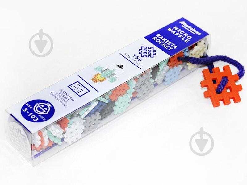Конструктор Marioinex Miсro Waffle Rocket 150 деталей 438991 - фото 1 Конструктор Marioinex Miсro Waffle Rocket 150 деталей 438991 - фото 1