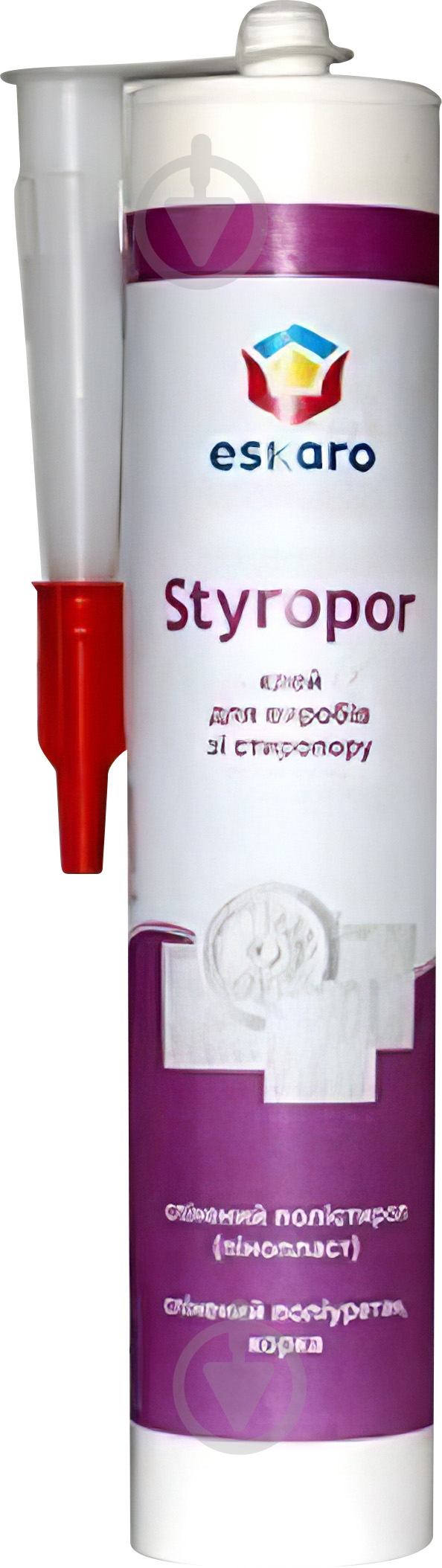 Клей для пінополістиролу Eskaro для стиропору STYROPOR 300 мл - фото 1