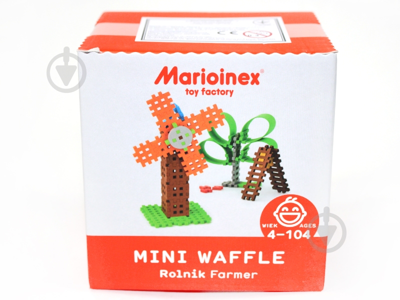 Конструктор Marioinex Mini Waffle Farmer 57 деталей 438973 - фото 1