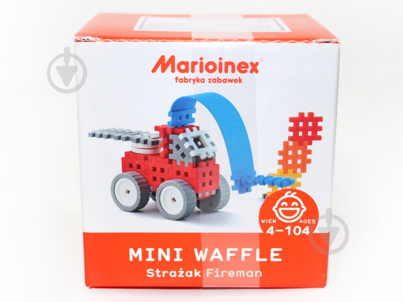 Конструктор Marioinex Mini Waffle Fireman 38 деталей 438970 - фото 1 Конструктор Marioinex Mini Waffle Fireman 38 деталей 438970 - фото 1