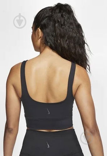 Топ Nike Yoga Luxe CV0576-010 р.M черный - фото 3