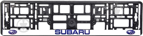 Рамка под номерной знак WINSO SUBARU белый 000012 - фото 1