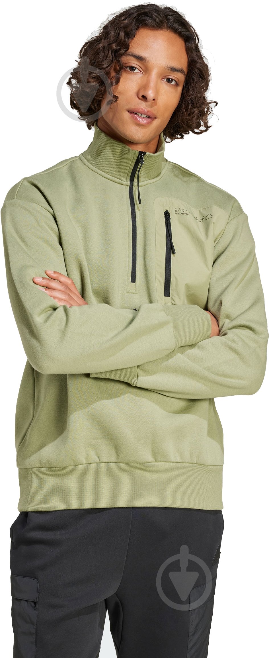 ᐉ Свитшот Adidas M CE FL HZ IY1502 р.2XL хаки • Купить в Киеве