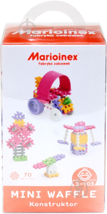 Конструктор Marioinex Mini Waffle №3 70 деталей 438960 - фото 1