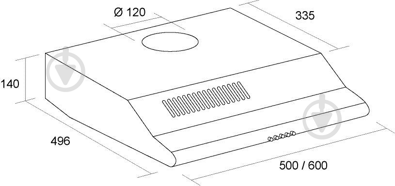 Вытяжка Borgio Gio 50 brown - фото 6