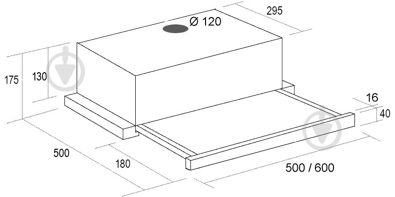 Вытяжка Borgio BLT (TR) 50 ivory - фото 5