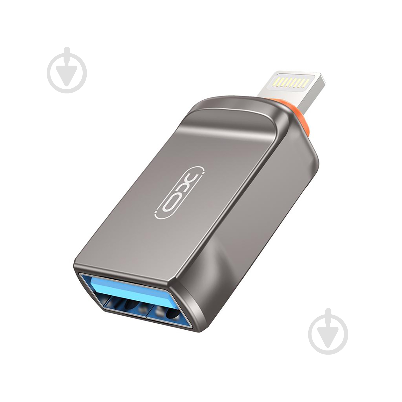 Адаптер Xo NB281A-IA USB-A to Lightning grey (NB281A-IA.tranish) - фото 1
