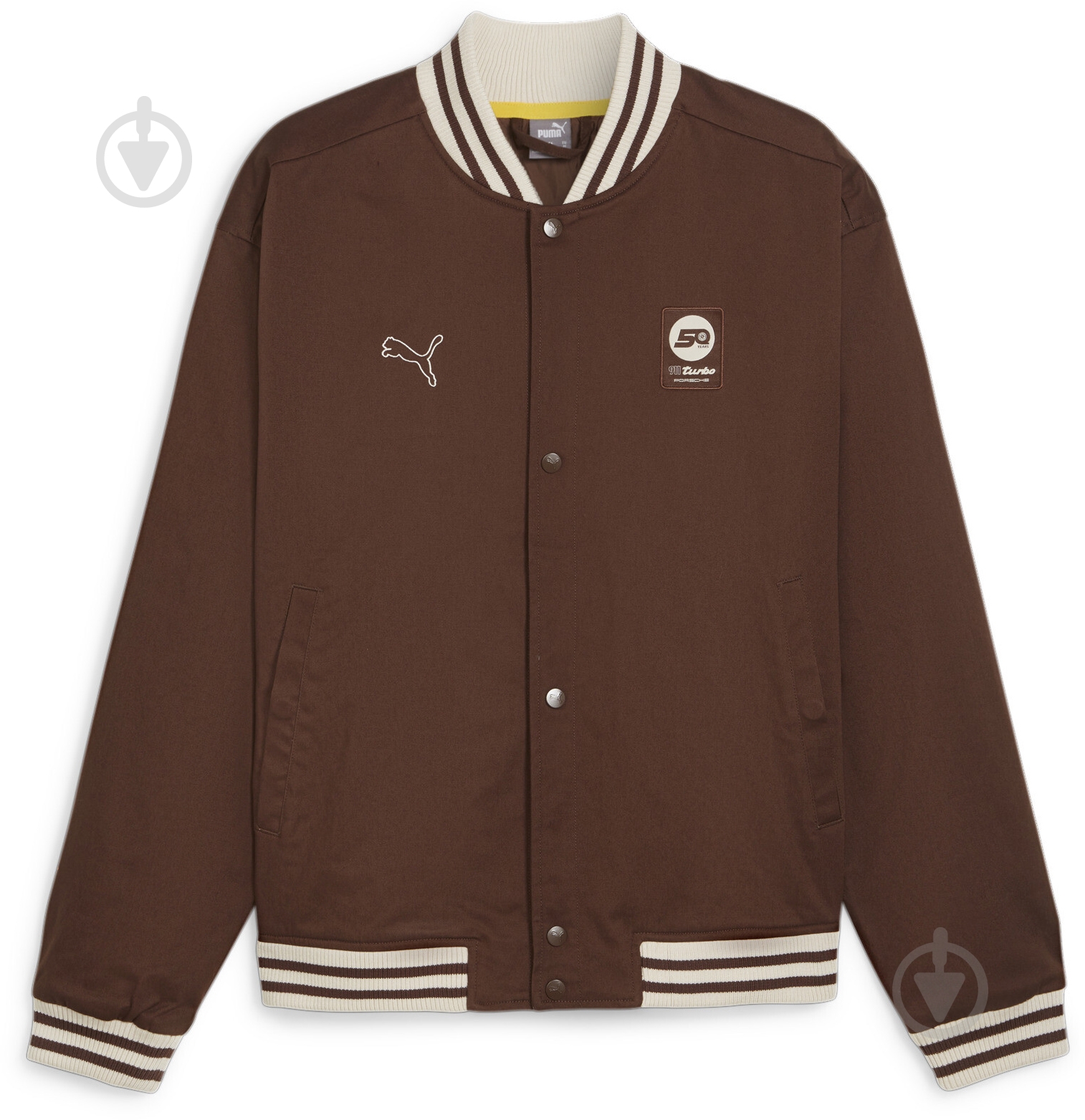 Джемпер Puma PL STATEMENT BOMBER JACKET 62454705 р.XL коричневий - фото 1 Джемпер Puma PL STATEMENT BOMBER JACKET 62454705 р.XL коричневий - фото 1