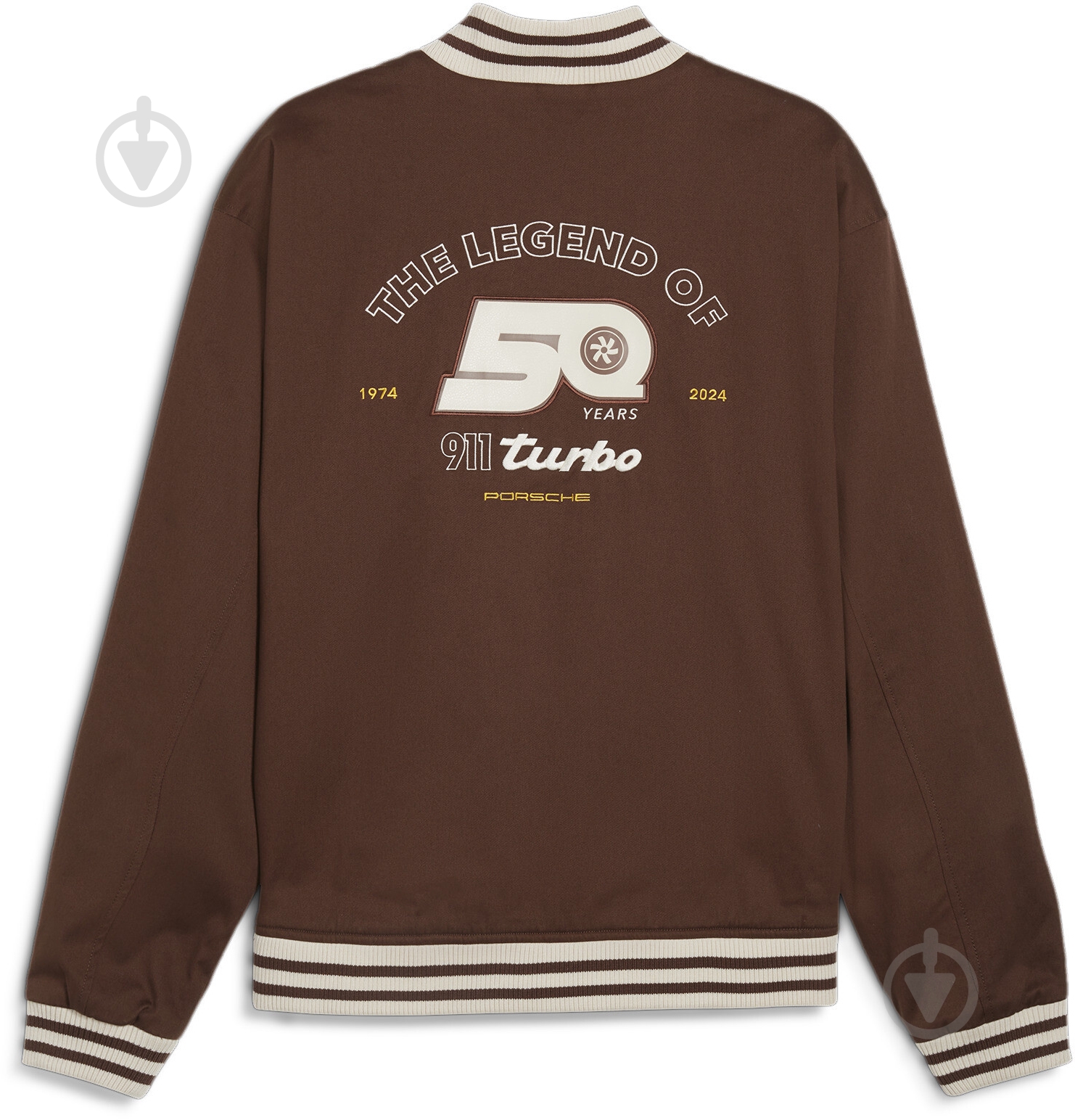 Джемпер Puma PL STATEMENT BOMBER JACKET 62454705 р.XL коричневий - фото 2 Джемпер Puma PL STATEMENT BOMBER JACKET 62454705 р.XL коричневий - фото 2
