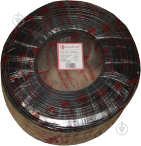 Кабель телевизионный ElectroHouse RG-6U 1x1,02 EH-14 RG-6U медная сталь CCS - фото 1