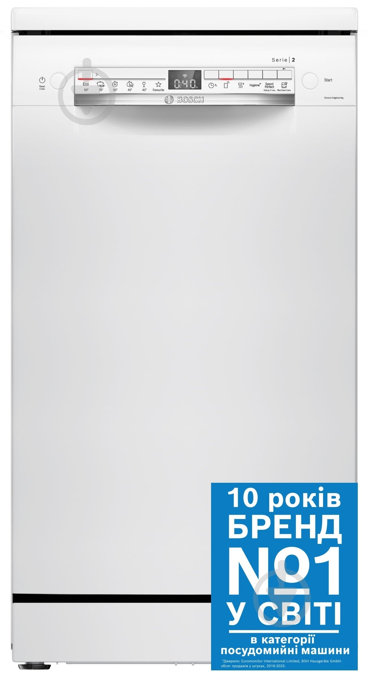 Посудомоечная машина Bosch Serie 2 (SPS2IKW55K) - фото 2