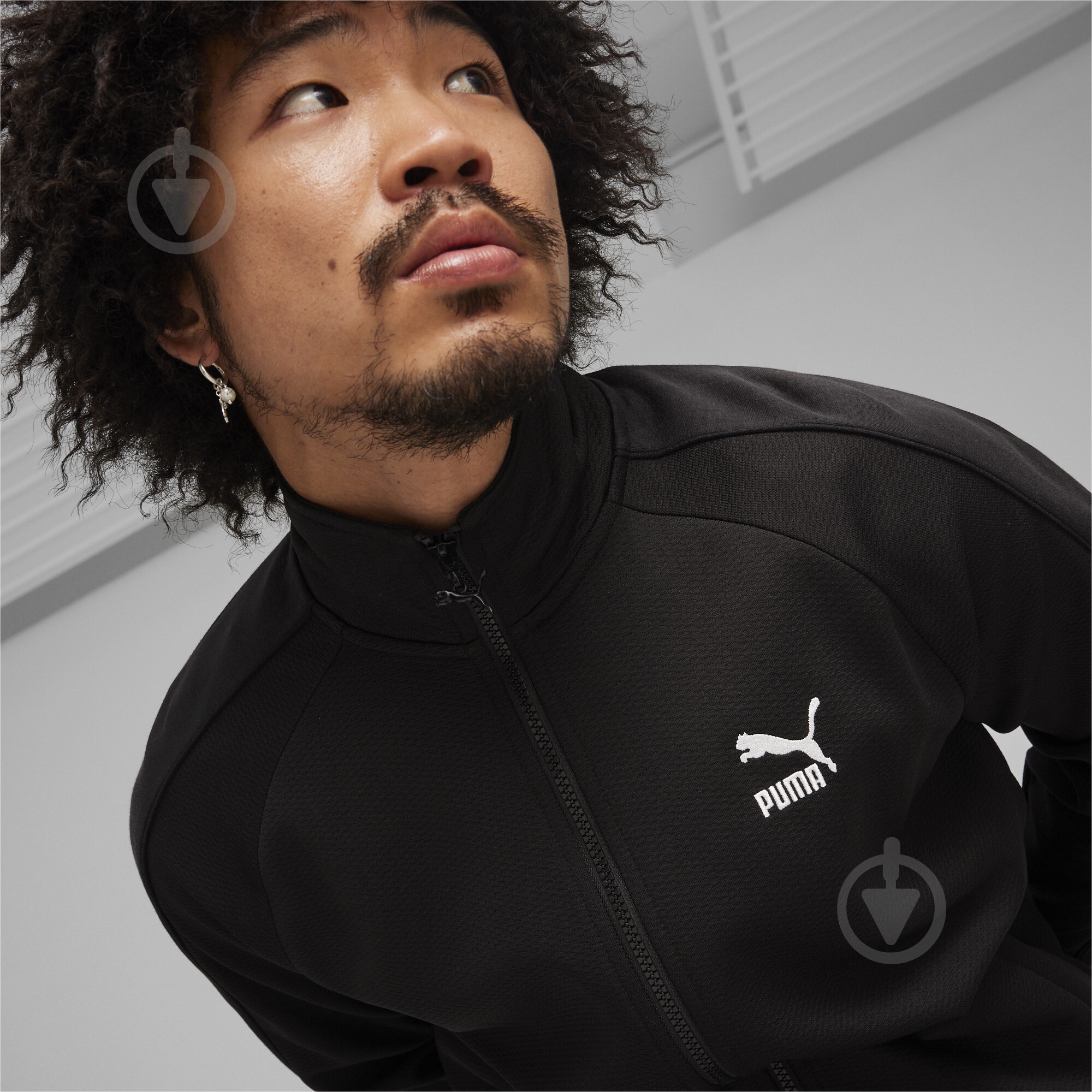Джемпер Puma T7 TRACK JACKET DK 62432801 р.M черный - фото 5