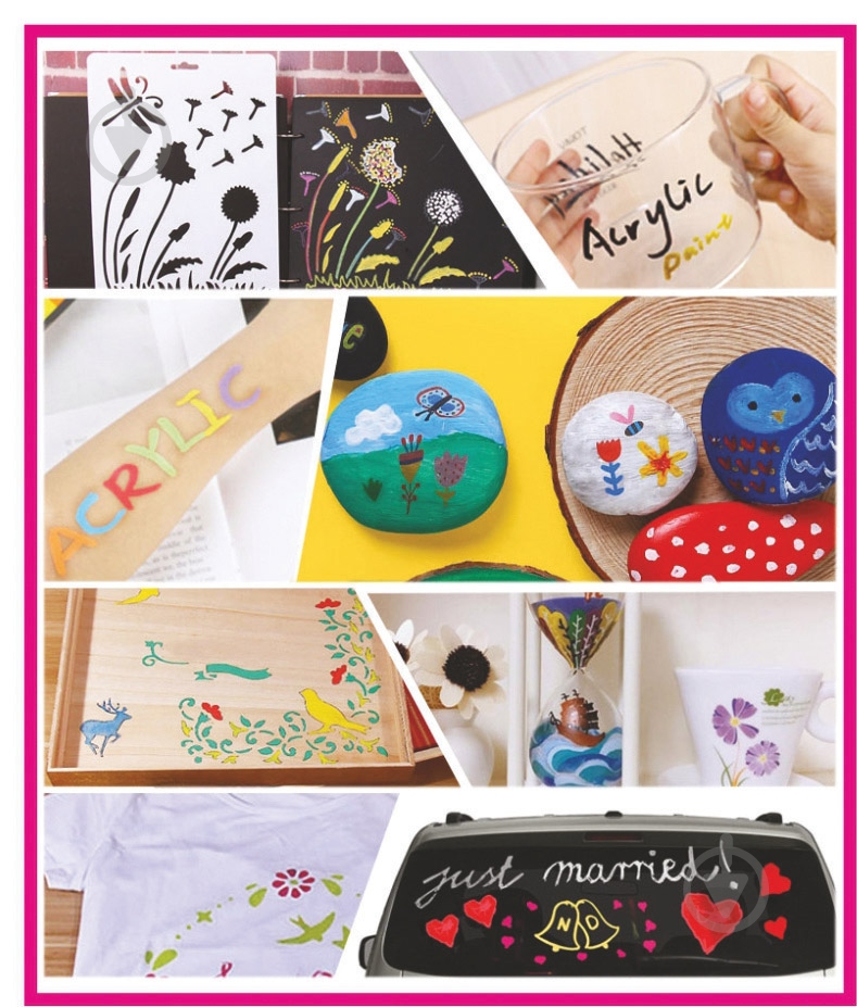 Маркер акриловый Centrum 3-5 мм 88310 белый - фото 6