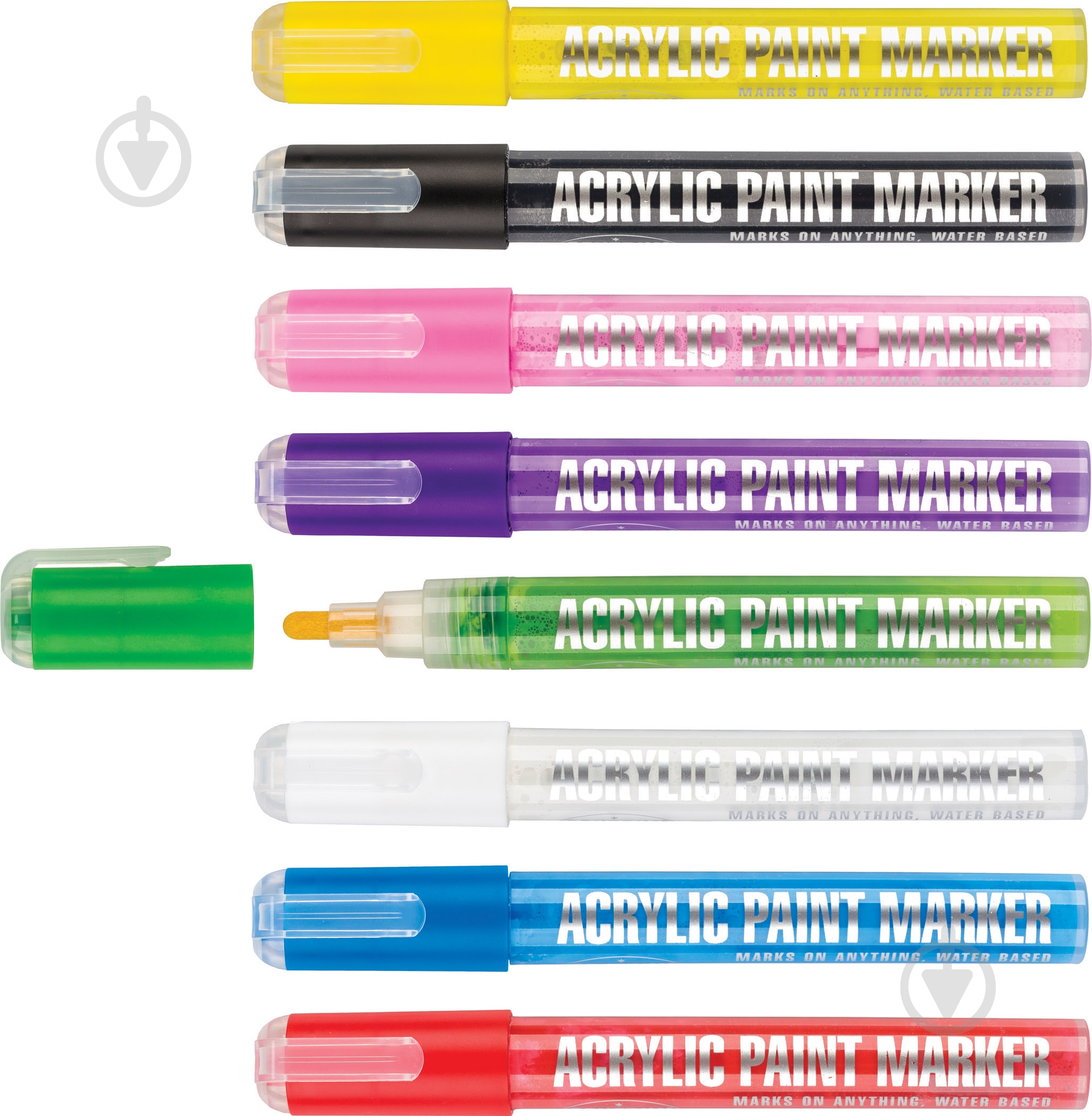 Маркер акриловый Centrum 3-5 мм 88310 белый - фото 2