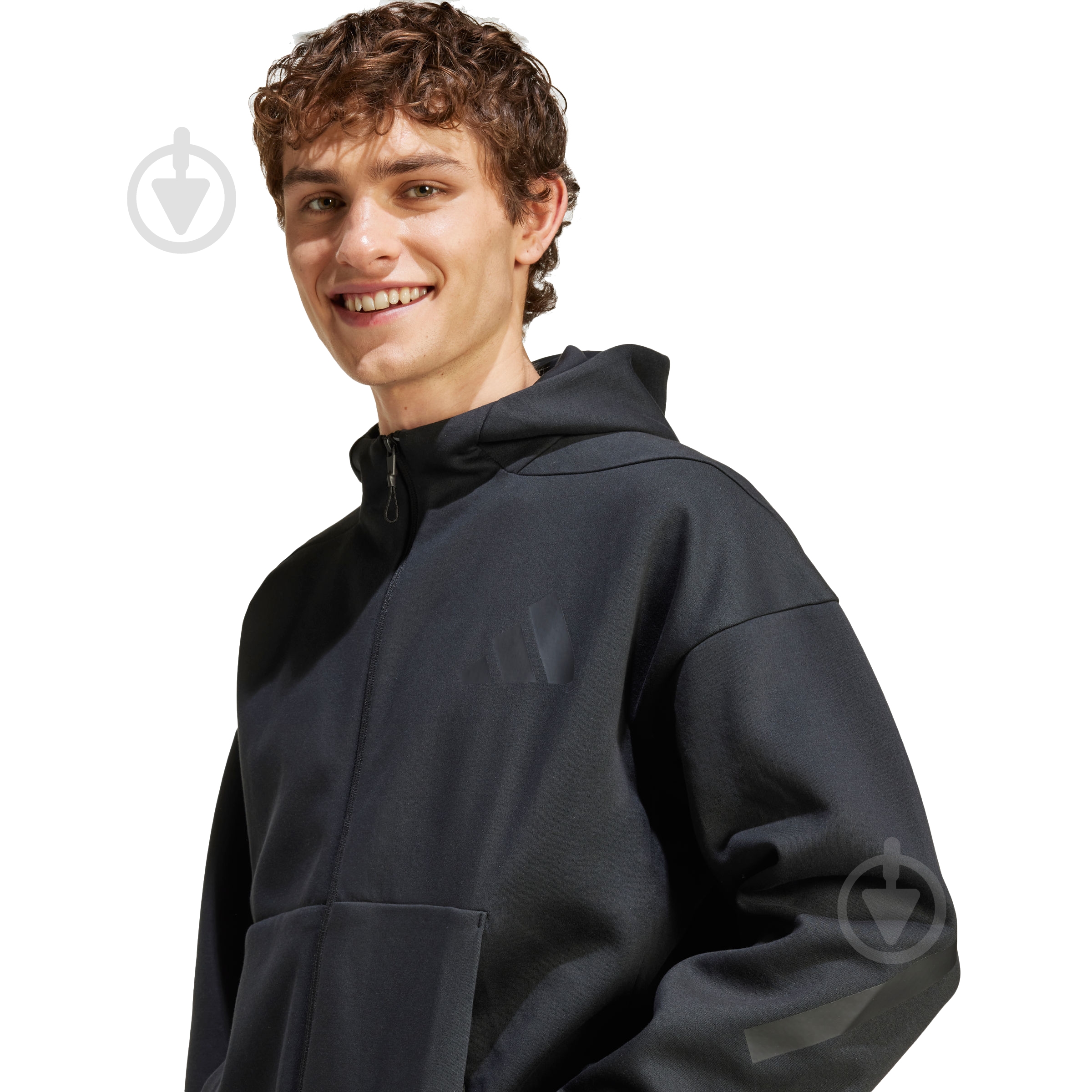 ᐉ Джемпер Adidas M Z.N.E. FZ JE7538 р.2XL черный • Купить в Киеве