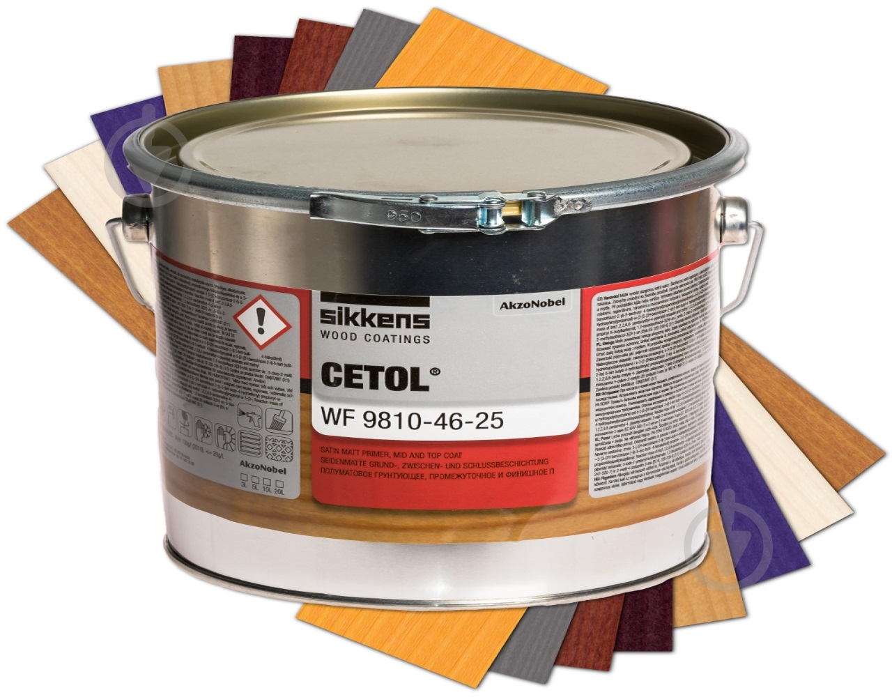 Лак-грунт Sikkens полуглянец WF9810-46-25 J265T венге 3 л - фото 2