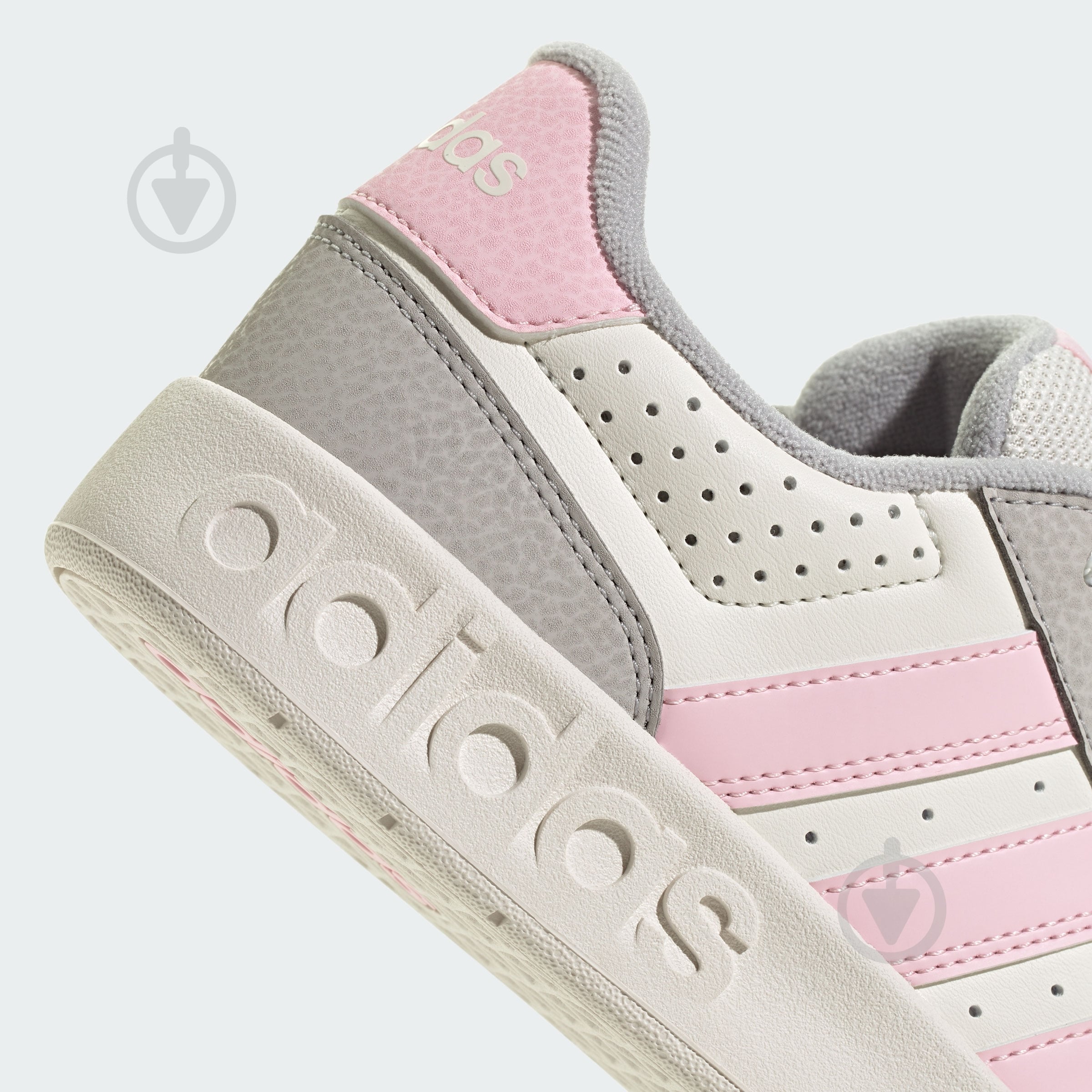 Кроссовки для девочек Adidas BREAKBASE J KJ9590 р.35 1/2 серые - фото 2