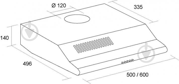 Вытяжка Borgio Gio 60 brown - фото 6
