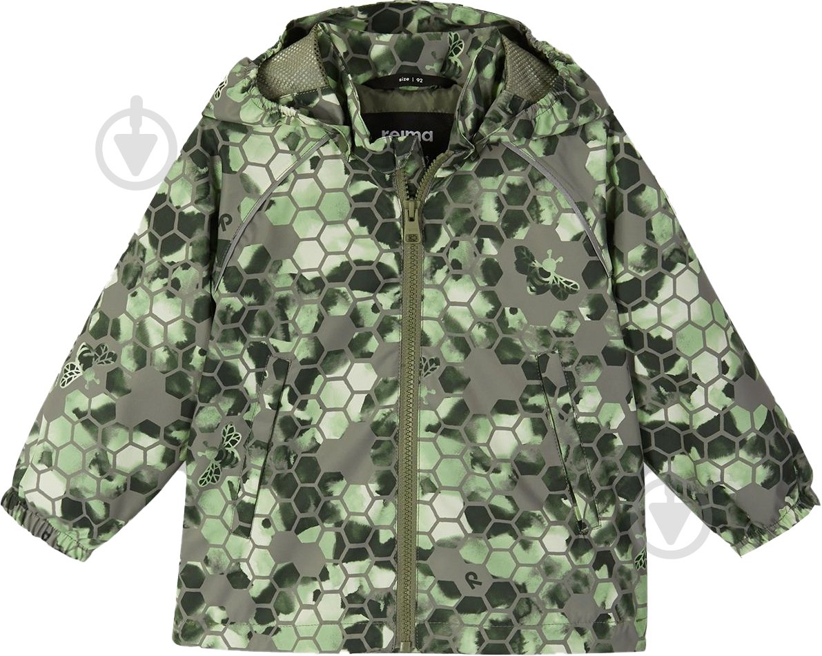 Куртка унисекс Reima Reimatec Hete р.86 хаки 511307A-8921 - фото 1
