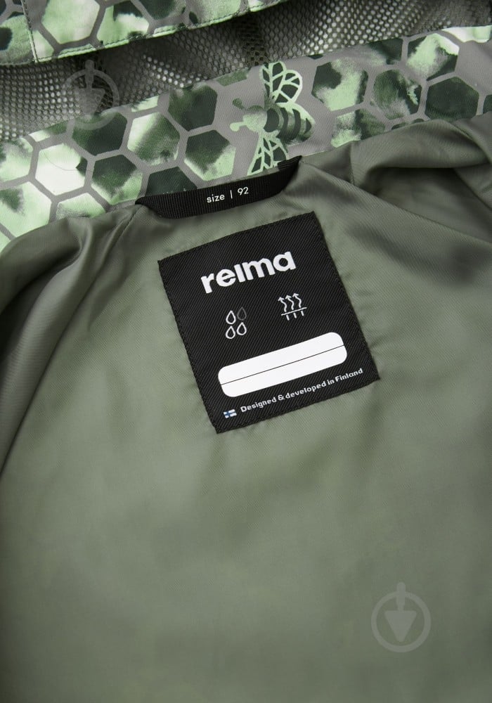 Куртка унисекс Reima Reimatec Hete р.86 хаки 511307A-8921 - фото 6