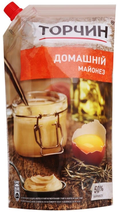 Майонез Торчин 50% Домашний 580 г - фото 1