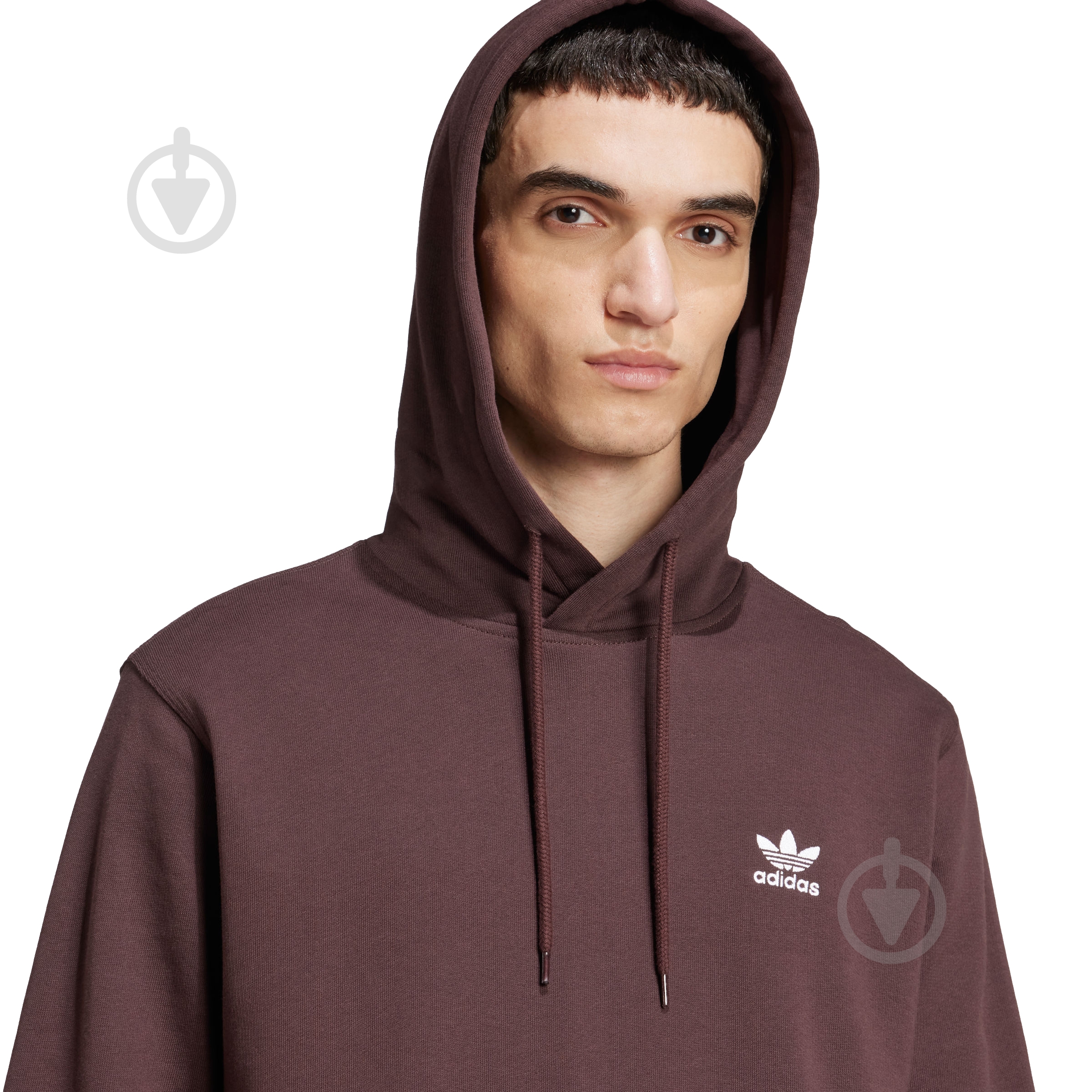 Джемпер Adidas ESS HD IX7665 р.L коричневый - фото 3