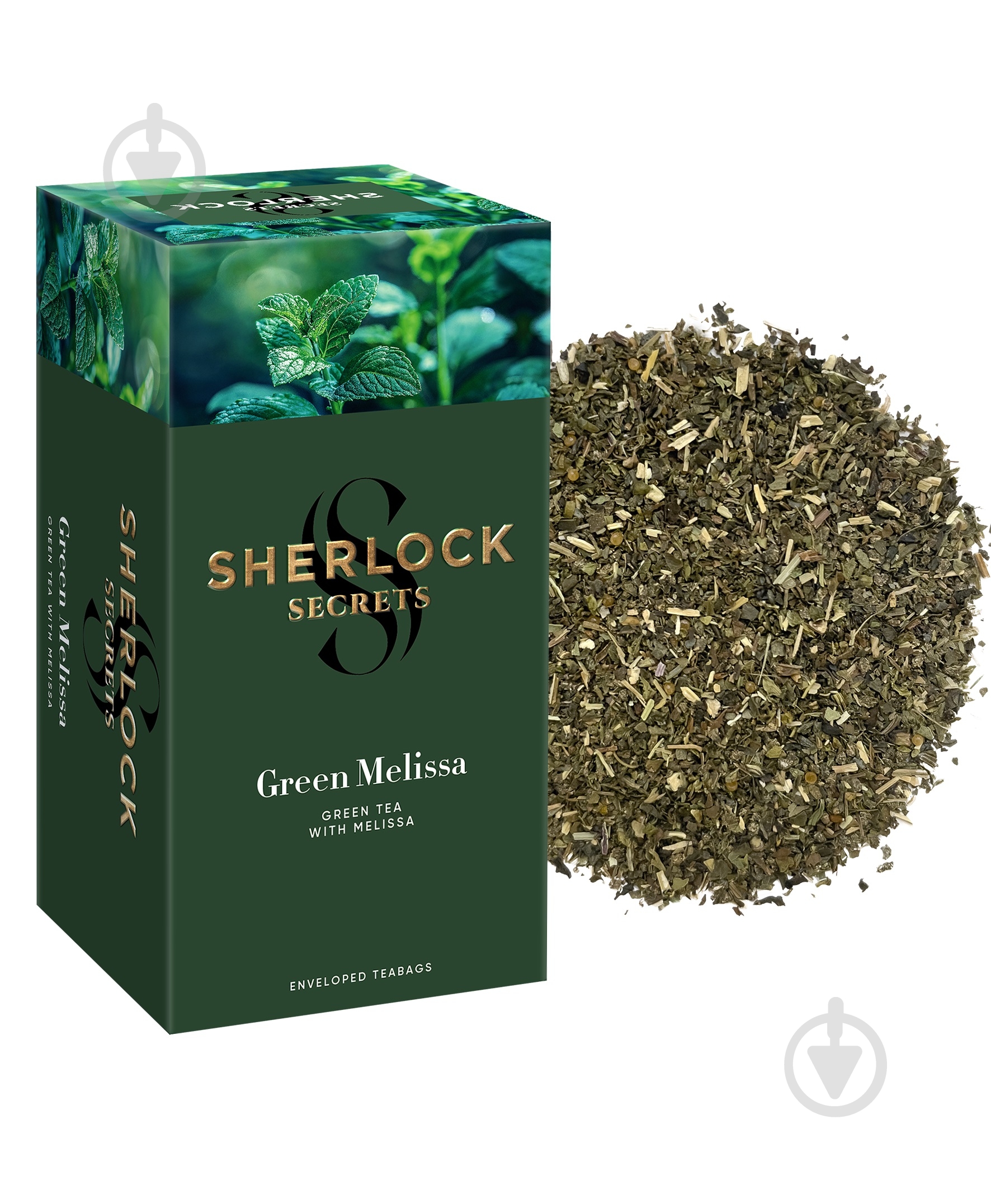 ᐉ Чай зеленый Трипільське Сонце Sherlock Secrets Melissa 22 шт
