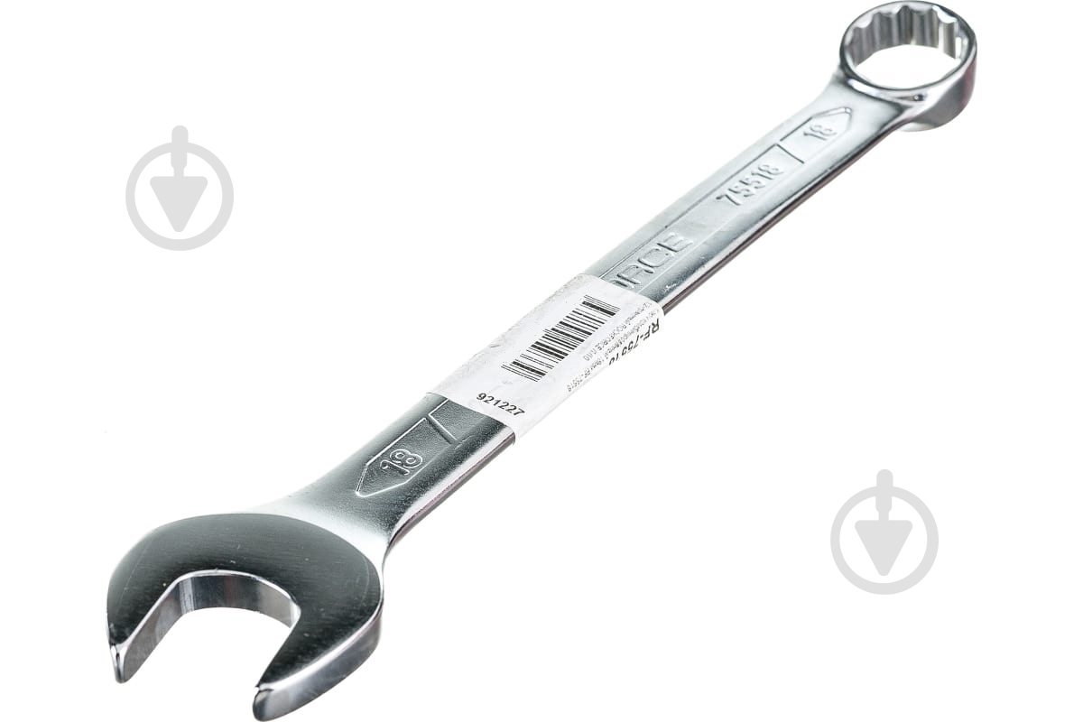 Ключ комбинированный Rock FORCE 18 мм RF-75518 - фото 1