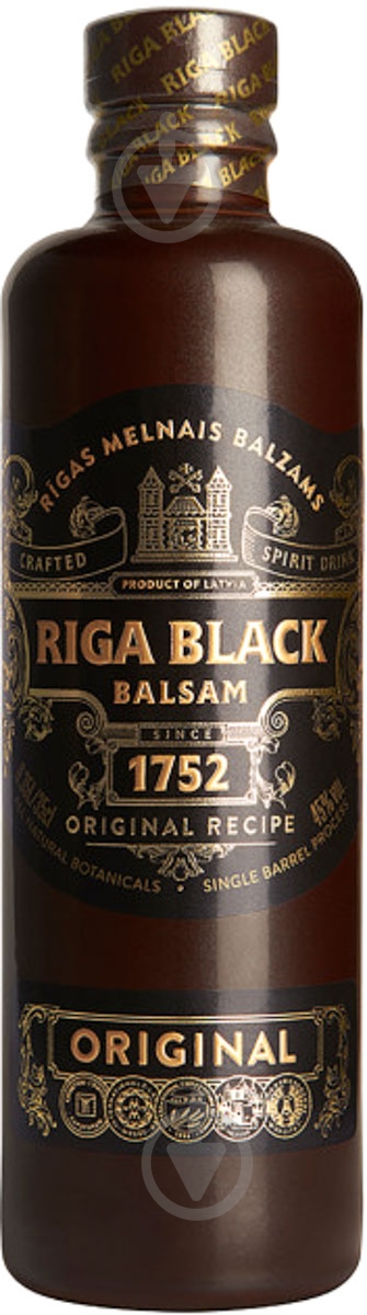 Бальзам Riga Black Balsam 45% 0,35 л - фото 1 Бальзам Riga Black Balsam 45% 0,35 л - фото 1