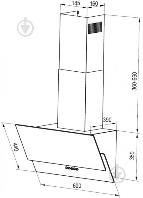 Витяжка Borgio RNT-MU 60 Ivory - фото 6
