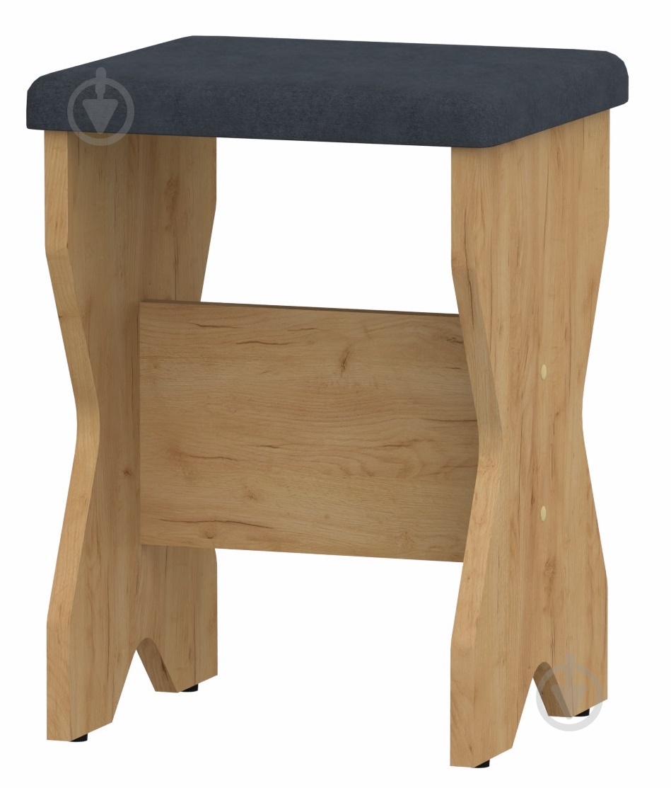 Табурет Компанит Т-1 балатон темно-серый / дуб крафт золотой - фото 1 Табурет Компанит Т-1 балатон темно-серый / дуб крафт золотой - фото 1