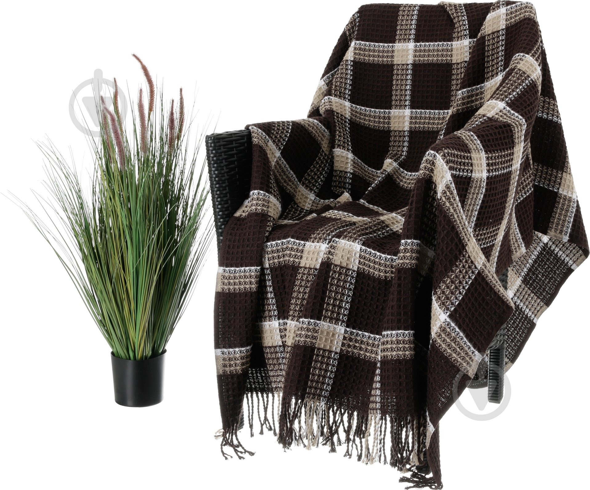 Плед Круиз 140x200 см мокко Lanavitta - фото 1 Плед Круиз 140x200 см мокко Lanavitta - фото 1