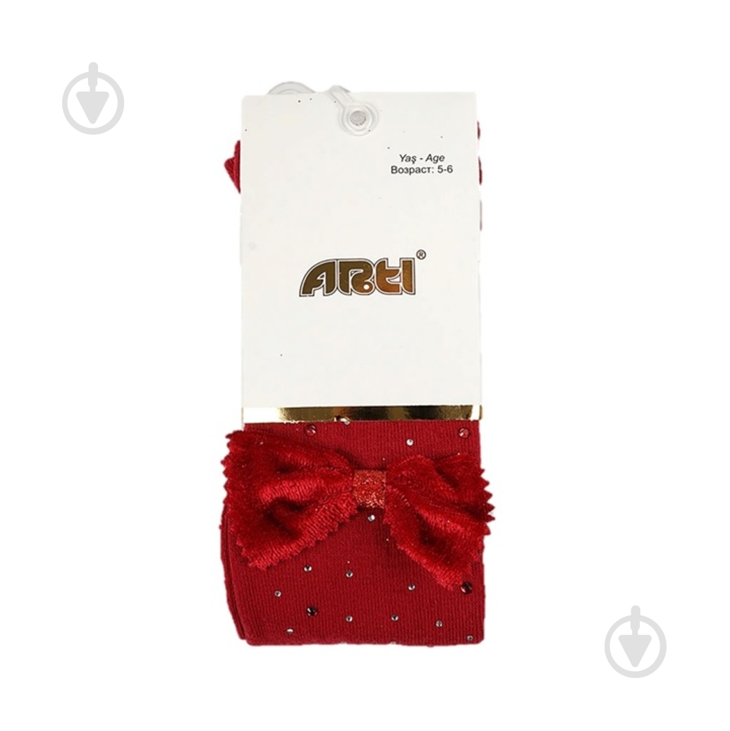 Колготки для девочек ARTI 320082 р.132-144 красный - фото 1 Колготки для девочек ARTI 320082 р.132-144 красный - фото 1