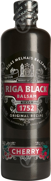 Бальзам Riga Black Balsam Вишневый 30% 0,5 л - фото 1