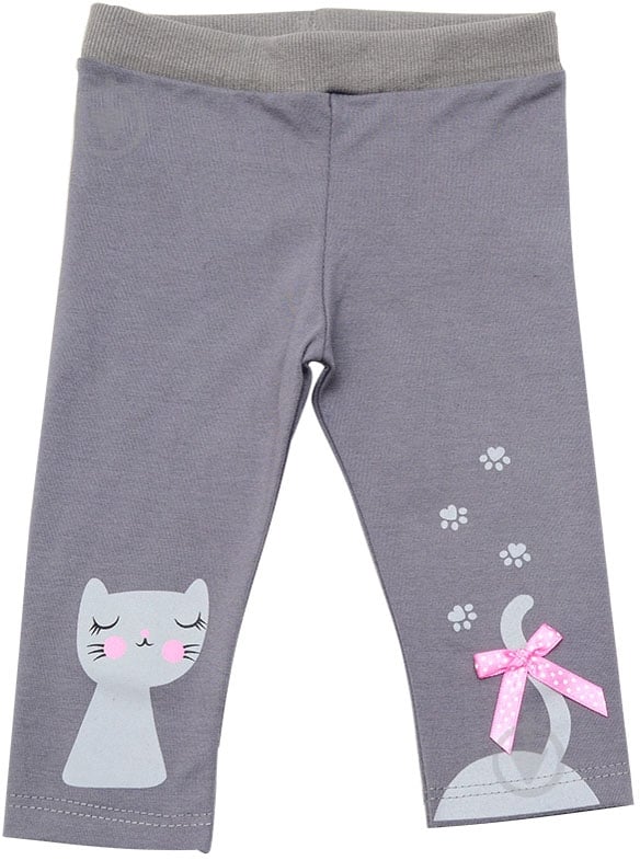 Лосины для девочек Minikin р.80 серый - фото 1