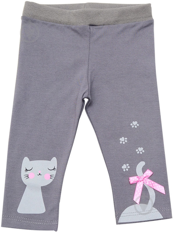 Лосины для девочек Minikin р.86 серый - фото 1 Лосины для девочек Minikin р.86 серый - фото 1