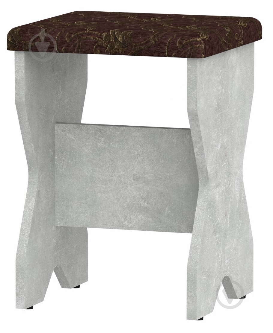 Табурет Компанит Т-1 бостон шоколад / ателье светлое - фото 1