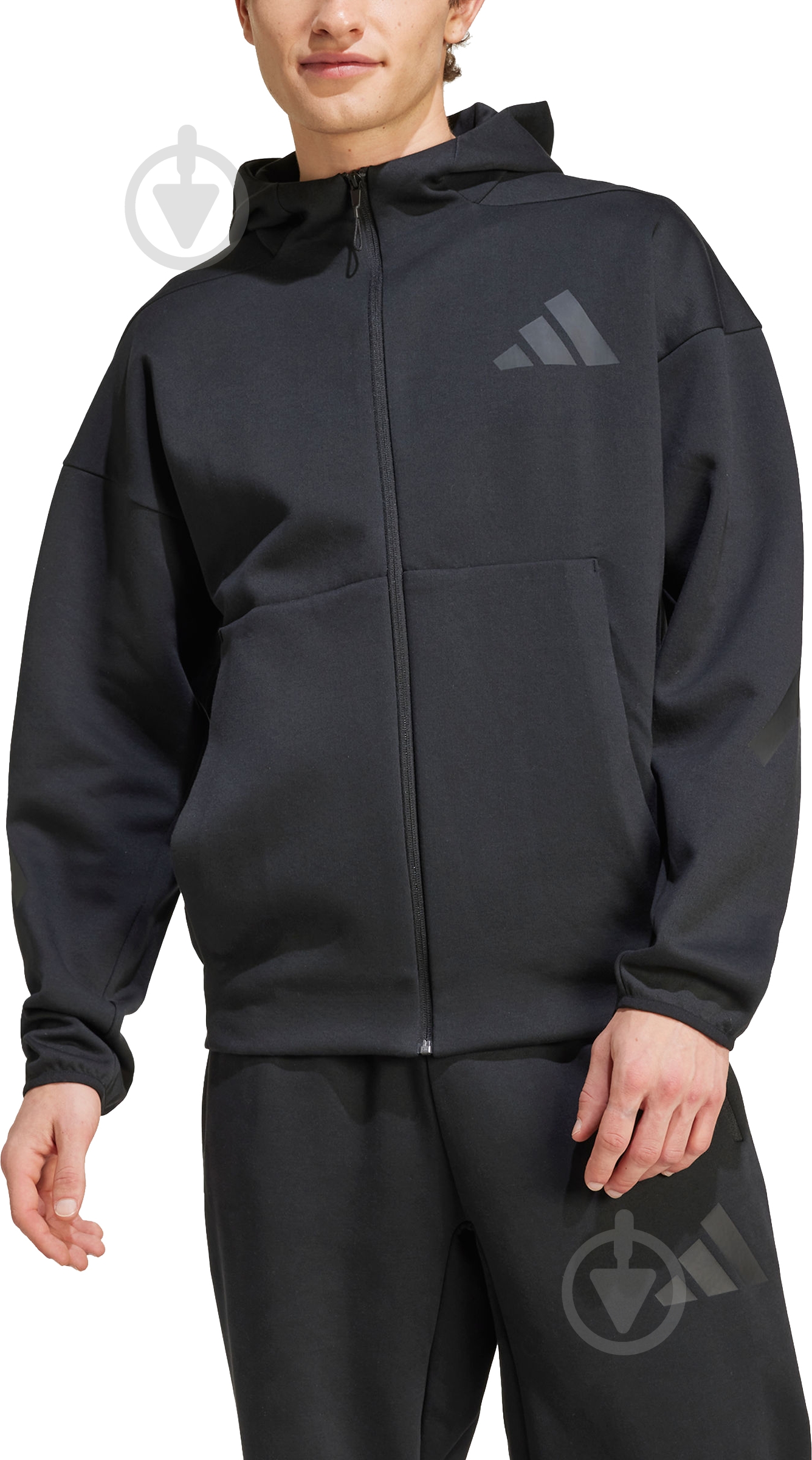 Джемпер Adidas M Z.N.E. FZ JE7538 р.L черный - фото 5