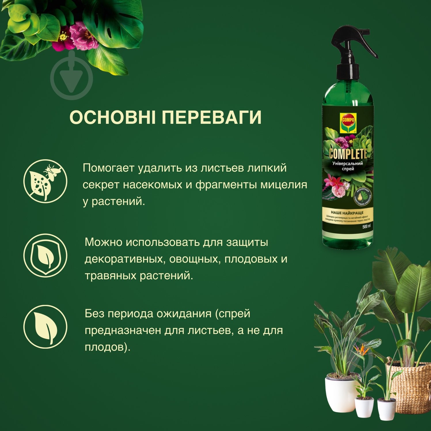 Спрей-полироль Compo Сomplete 500 мл (6357) - фото 4