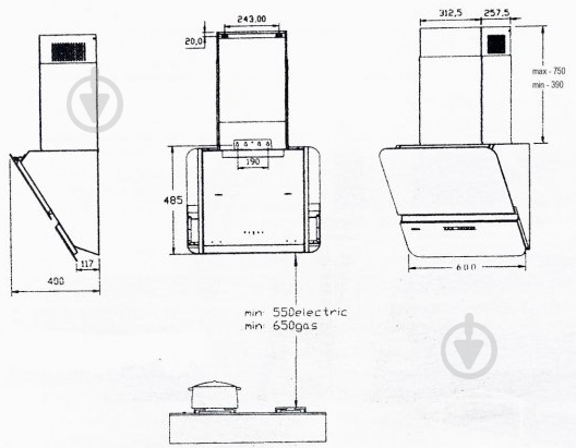Вытяжка Borgio RNT-LX SU White - фото 7
