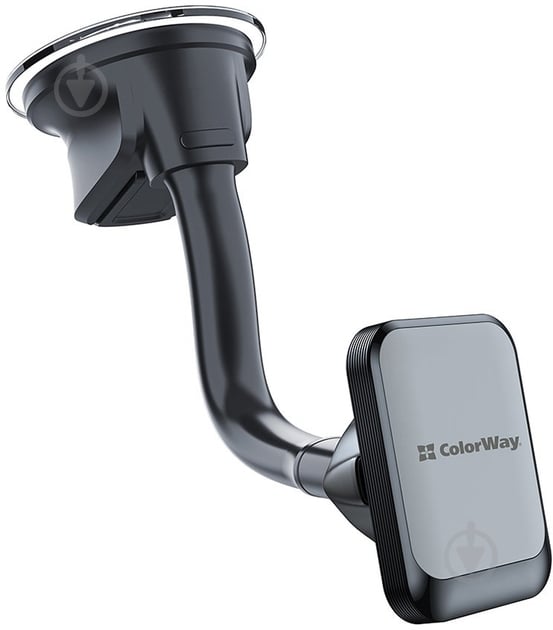 Автотримач ColorWay магнітний Dashboard-3 360° (CW-CHM17-GR) чорний із сірим - фото 4 Автотримач ColorWay магнітний Dashboard-3 360° (CW-CHM17-GR) чорний із сірим - фото 4