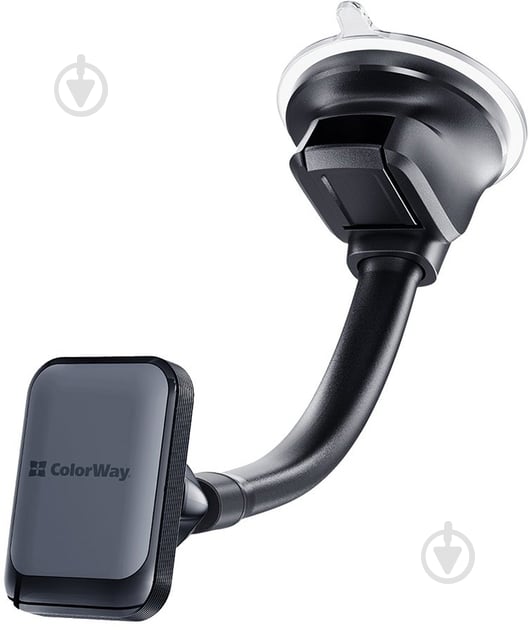 Автотримач ColorWay магнітний Dashboard-3 360° (CW-CHM17-GR) чорний із сірим - фото 2 Автотримач ColorWay магнітний Dashboard-3 360° (CW-CHM17-GR) чорний із сірим - фото 2