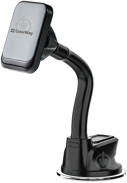 Автотримач ColorWay магнітний Dashboard-3 360° (CW-CHM17-GR) чорний із сірим - фото 1 Автотримач ColorWay магнітний Dashboard-3 360° (CW-CHM17-GR) чорний із сірим - фото 1