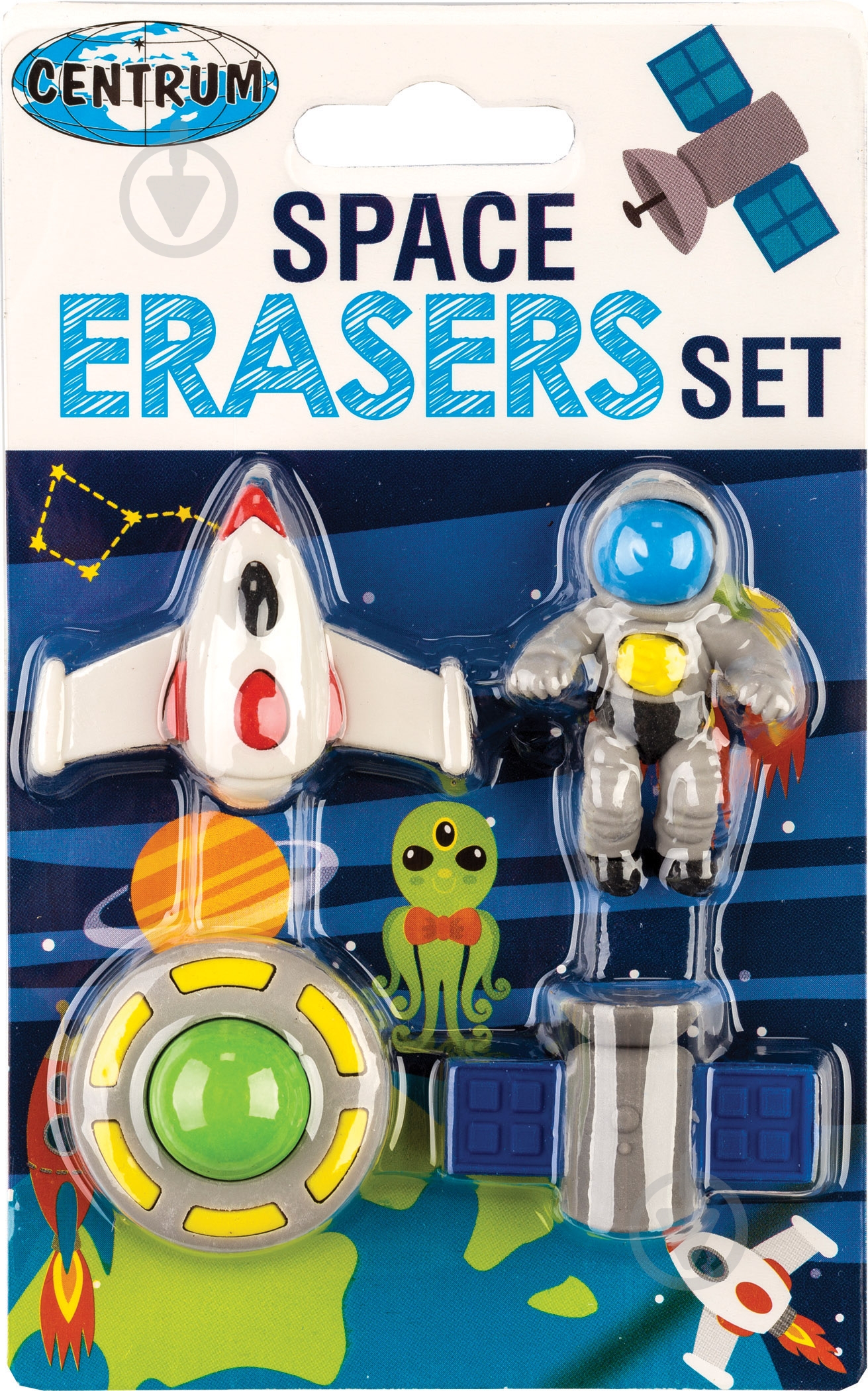 Ластик для карандашей набор Space 80763 Centrum - фото 1