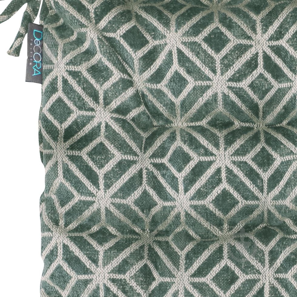 Подушка на стілець аквамарин Motiff Jazz02 Decora textile - фото 3