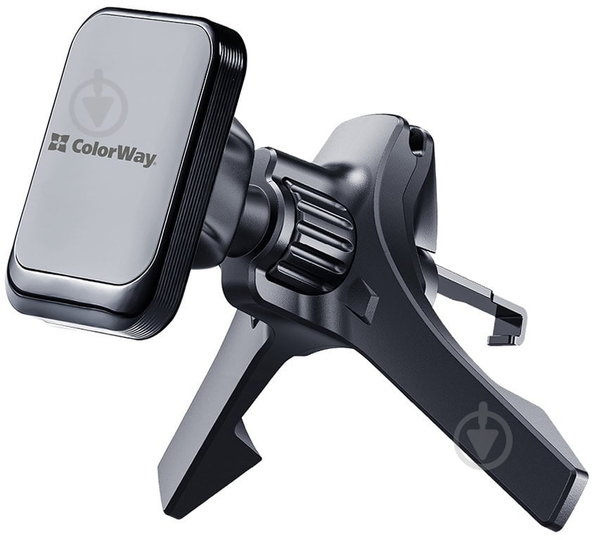 Автотримач ColorWay магнітний Air Vent-6 360° rotation (CW-CHM16-GR) чорний із сірим - фото 1 Автотримач ColorWay магнітний Air Vent-6 360° rotation (CW-CHM16-GR) чорний із сірим - фото 1