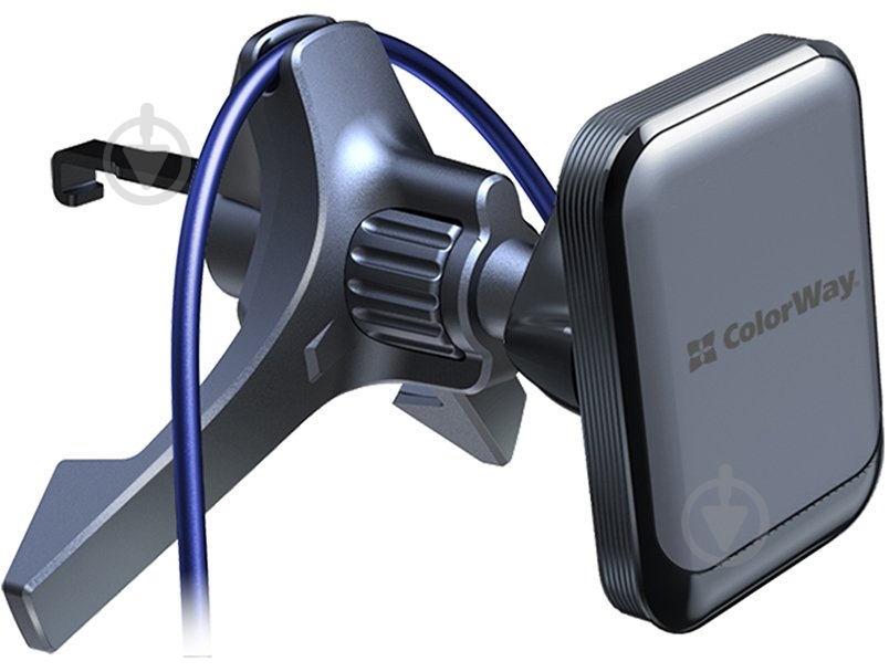 Автотримач ColorWay магнітний Air Vent-6 360° rotation (CW-CHM16-GR) чорний із сірим - фото 2 Автотримач ColorWay магнітний Air Vent-6 360° rotation (CW-CHM16-GR) чорний із сірим - фото 2