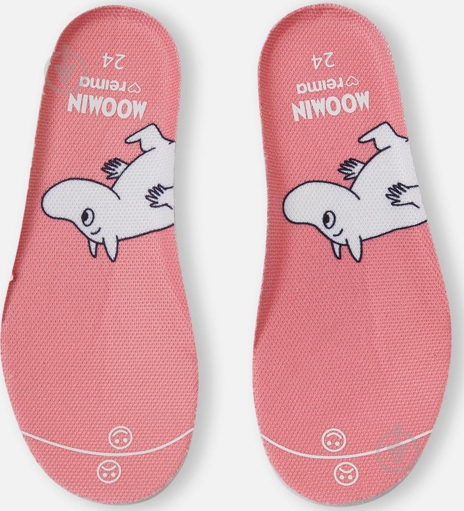 Кроссовки для девочек демисезонные Reima Moomin 5400129M-3431 р.22 розовые - фото 7 Кроссовки для девочек демисезонные Reima Moomin 5400129M-3431 р.22 розовые - фото 7