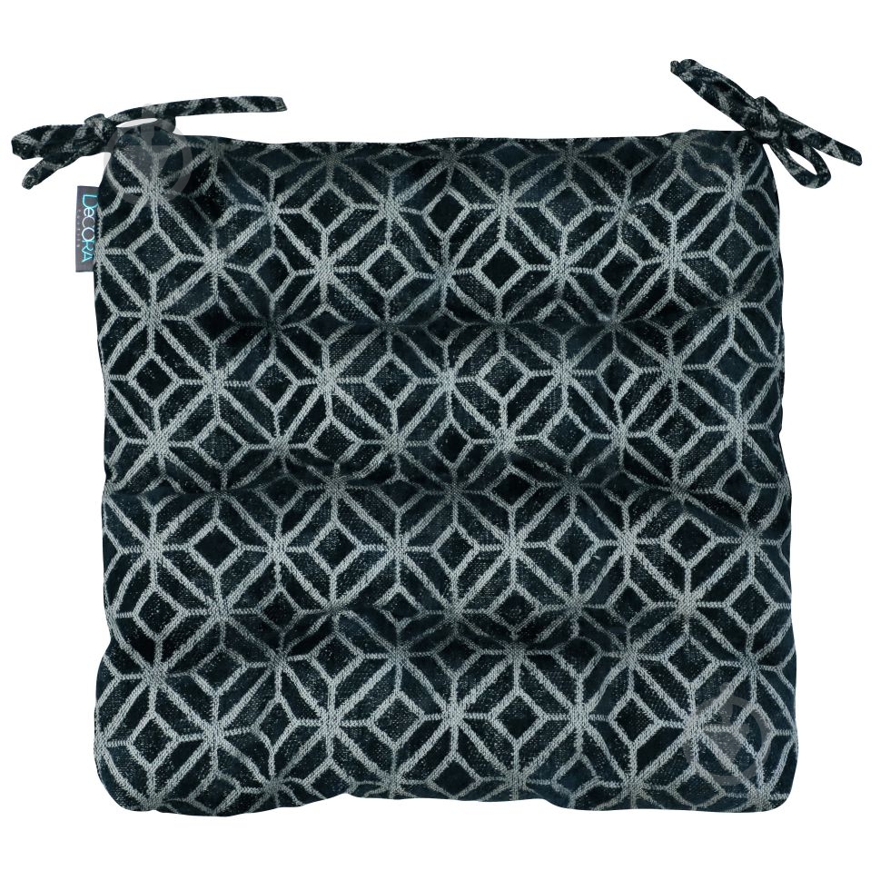 Подушка на стілець синя Motiff Jazz02 Decora textile - фото 1
