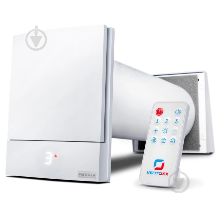 Рекуператор Ventoxx HARMONY (0,75 м, пульт ДУ, внешняя крышка) RV-2_0,75-M2-A10W-RC - фото 1